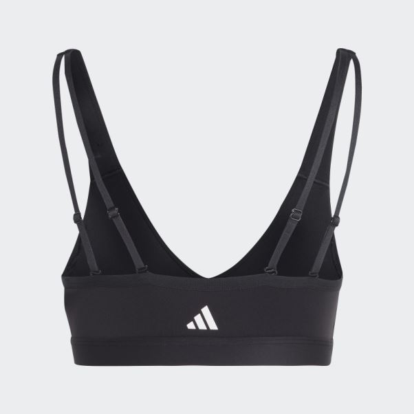 Adidas Soutien-gorge Léger D'entraînement Noir
