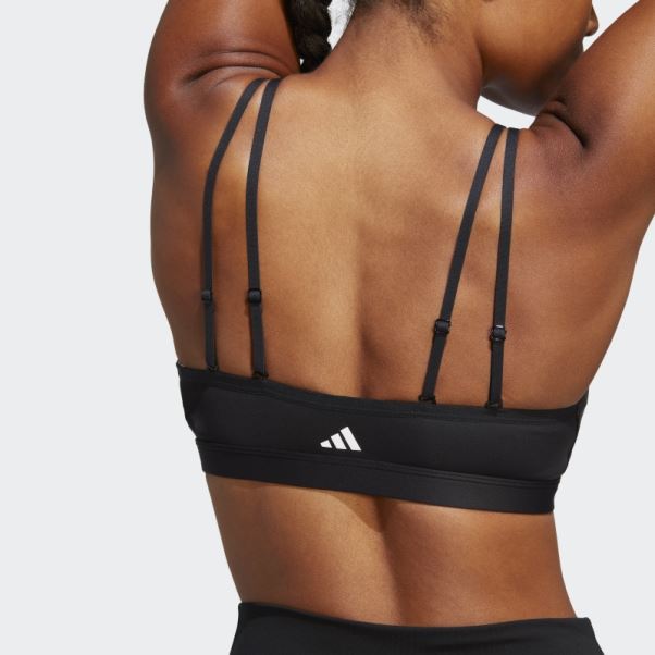 Adidas Soutien-gorge Léger D'entraînement Noir