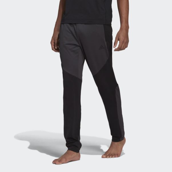 Pantalon De Jogging Adidas Yoga Training Carbone