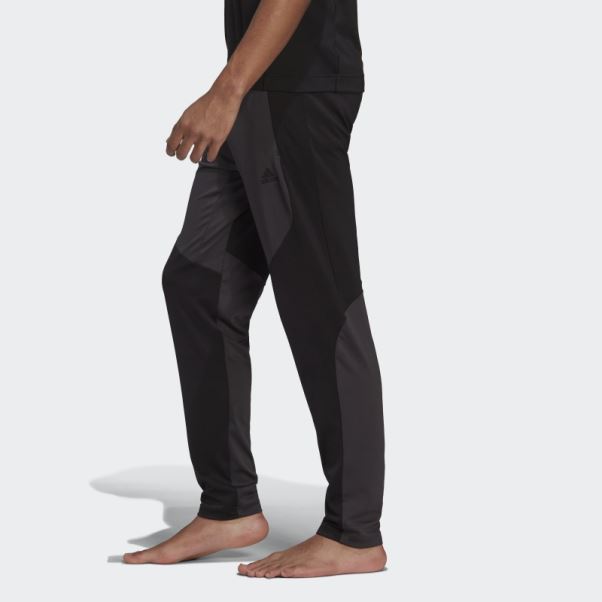 Pantalon De Jogging Adidas Yoga Training Carbone