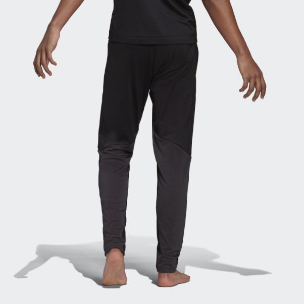 Pantalon De Jogging Adidas Yoga Training Carbone