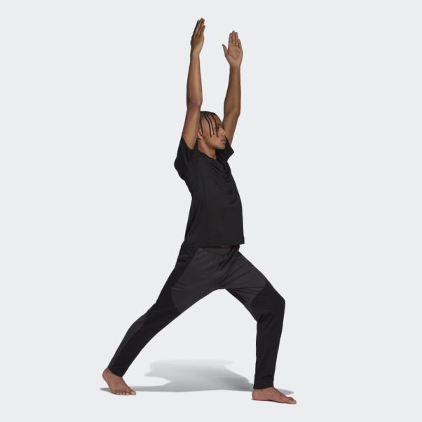 Pantalon De Jogging Adidas Yoga Training Carbone