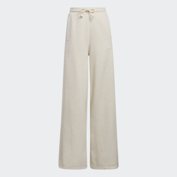 Pantalon Large En Polaire All Szn Ecru Tint Mel Adidas
