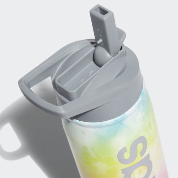 Paille En Acier Bouteille En Métal 600 Ml Stonewash Adidas