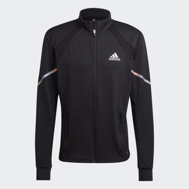 Veste En Maille à Fermeture éclair Pour Tous Les Jours Adidas Noir