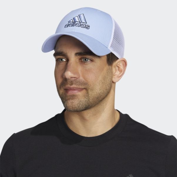 Casquette Snapback Maille Structurée Bleu Aube Adidas
