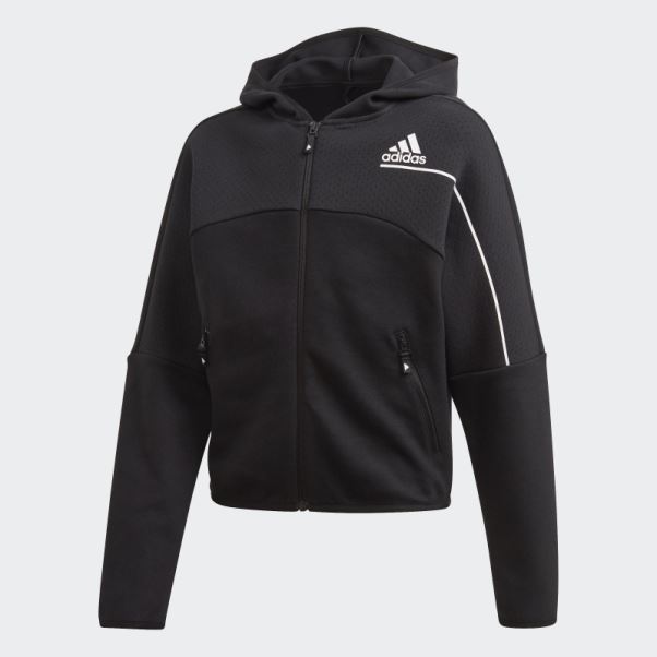 Adidas Z.n.e. Sweat à Capuche Ample Zippé Noir Fashion