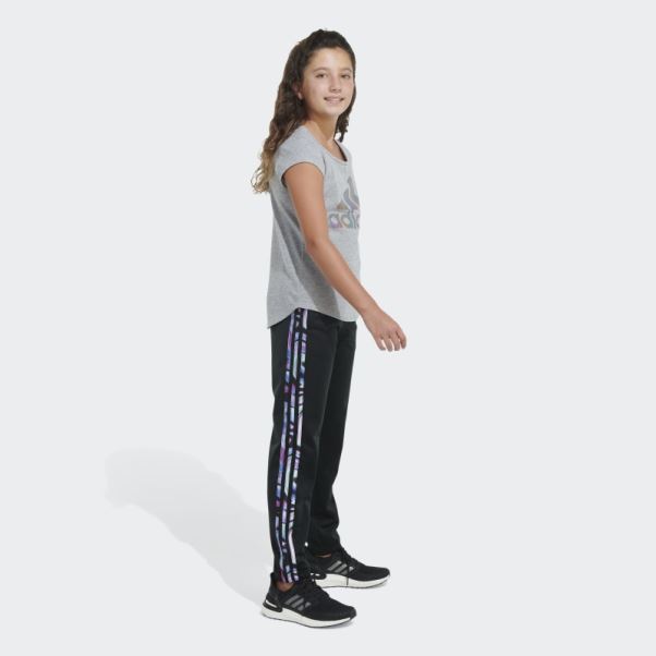 Pantalon De Survêtement En Tricot Noir Adidas Aop 3s