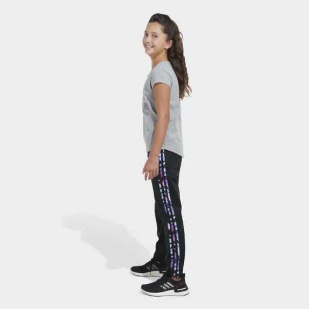 Pantalon De Survêtement En Tricot Noir Adidas Aop 3s