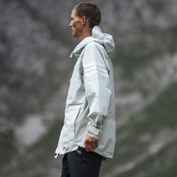 Veste De Randonnée Terrex Xploric Rain.rdy Adidas Vert