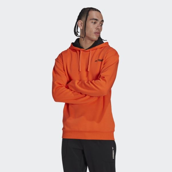 Sweat à Capuche Adidas Terrex Logo Orange