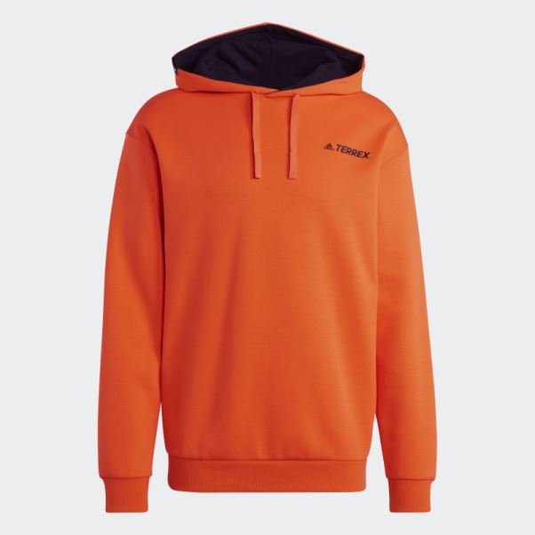Sweat à Capuche Adidas Terrex Logo Orange