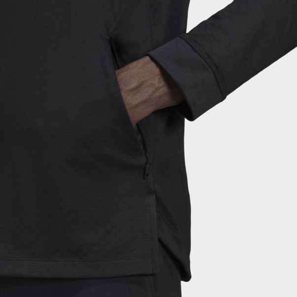 Sweat à Capuche Zippé Adidas Workout Warm Noir