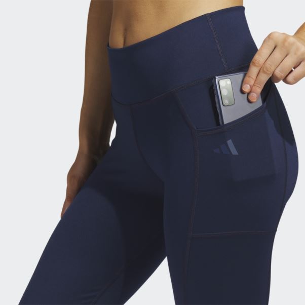 Legging Adidas Pocket Golf Bleu Marine