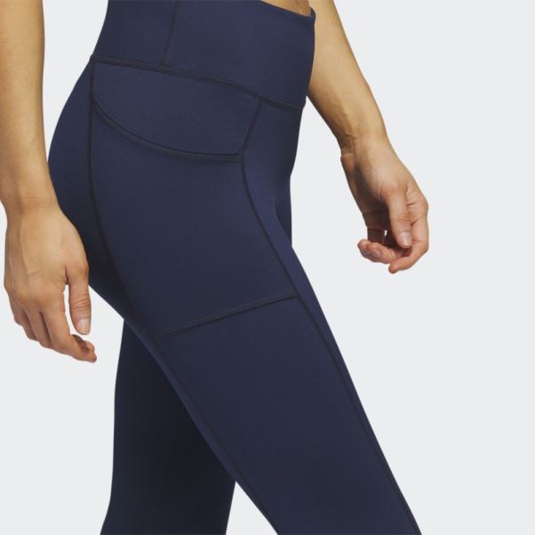 Adidas Legging De Golf Bleu Marine à Poches