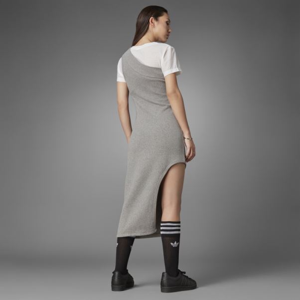 Adidas Core Heather Robe Une épaule Bleu Version