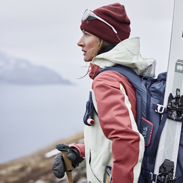 Veste De Snow En Nylon Post-consommation Terrex 3l Rouge Adidas