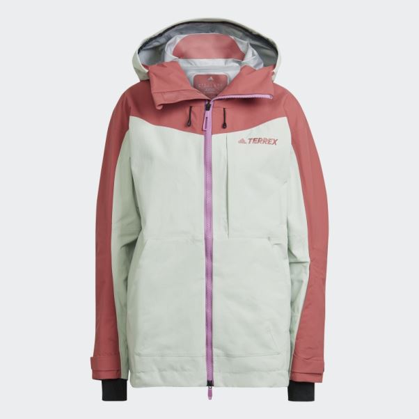 Veste De Snow En Nylon Post-consommation Terrex 3l Rouge Adidas