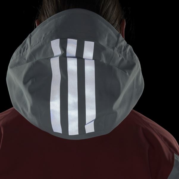 Veste De Snow En Nylon Post-consommation Terrex 3l Rouge Adidas
