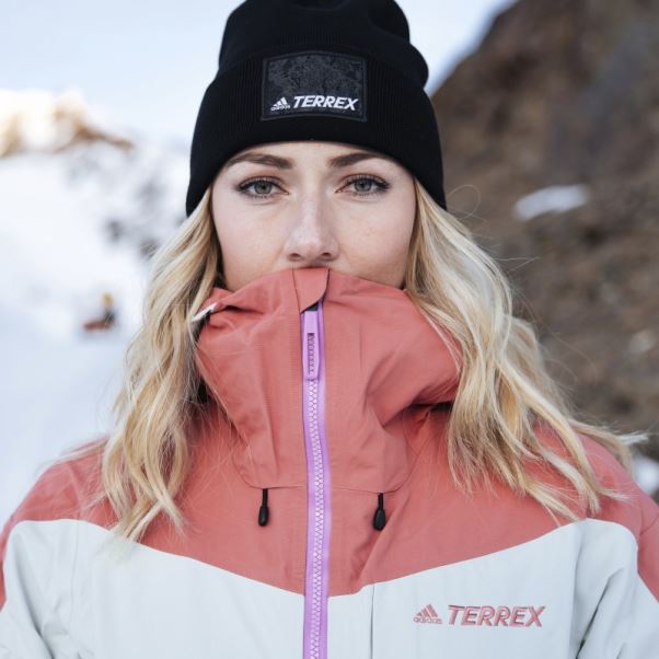 Veste De Snow En Nylon Post-consommation Terrex 3l Rouge Adidas