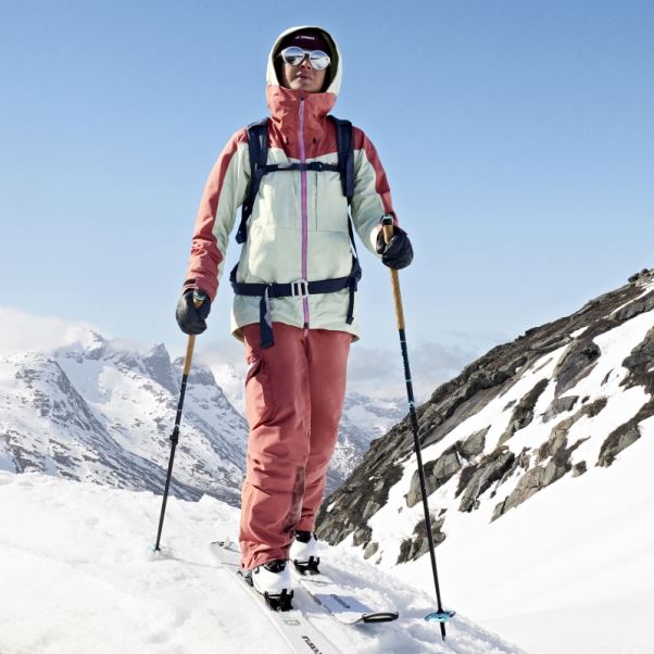 Veste De Snow En Nylon Post-consommation Terrex 3l Rouge Adidas