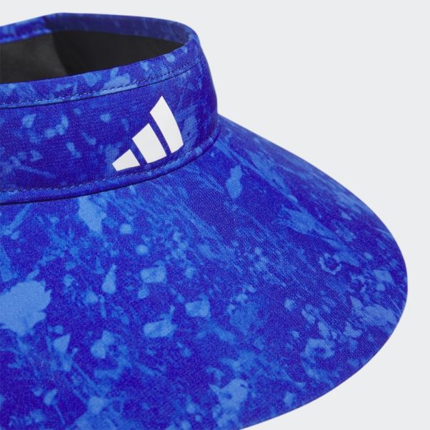 Visière à Large Bord Adidas Bleu Marine