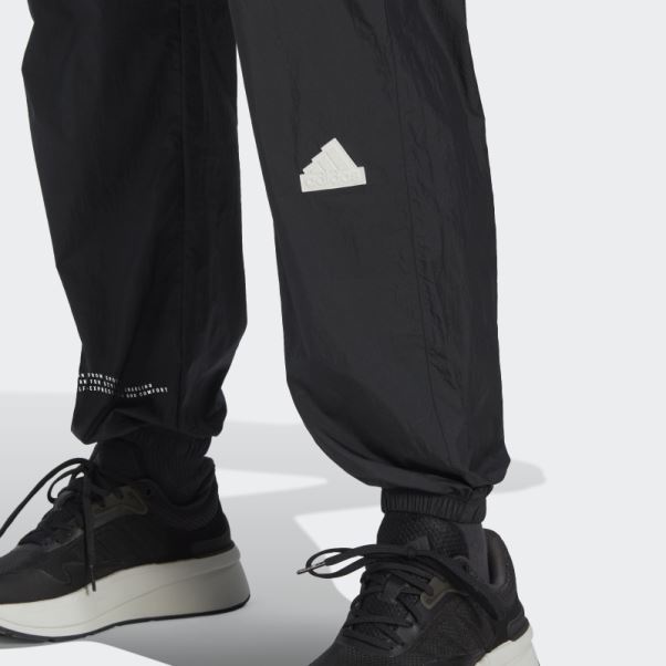 Pantalon Tissé Noir Adidas