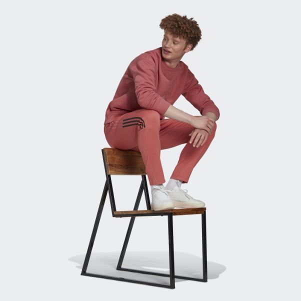 Sweat Adidas Polaire Crew Rouge