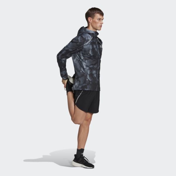 Veste Graphique Marathon Rapide Adidas Noir