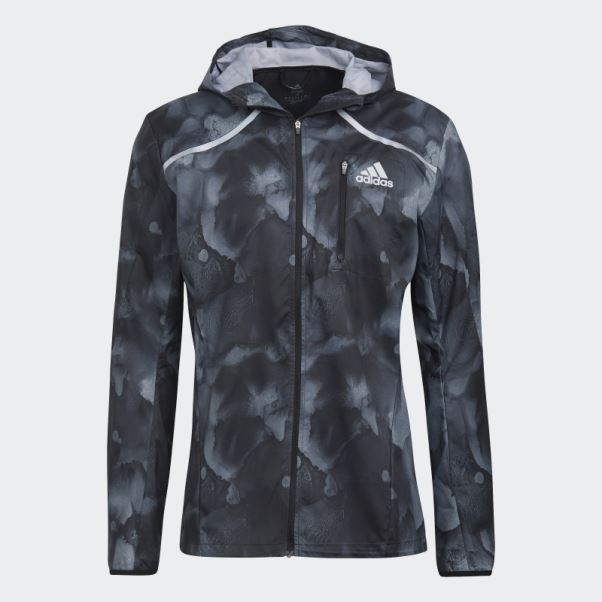 Veste Graphique Marathon Rapide Adidas Noir