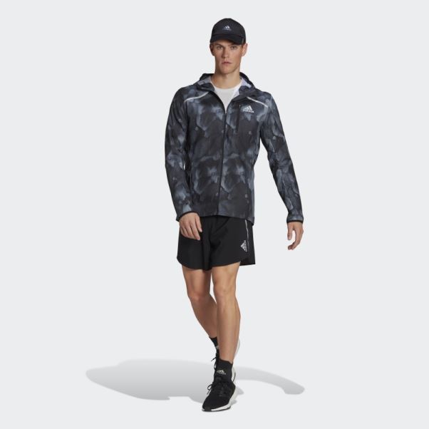 Veste Graphique Marathon Rapide Adidas Noir