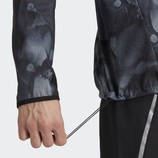 Veste Graphique Marathon Rapide Adidas Noir
