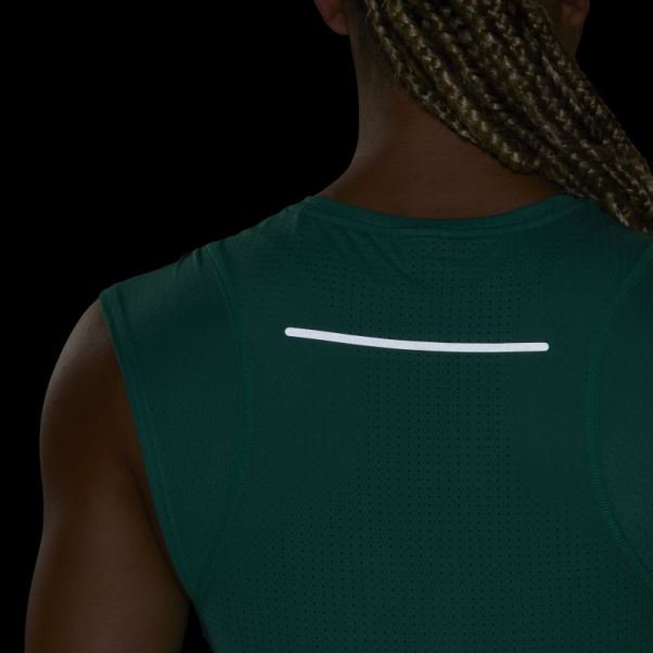 T-shirt Adidas Course Rapide Vert Court
