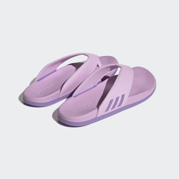 Adidas Tongs Adilette Confort Lilas