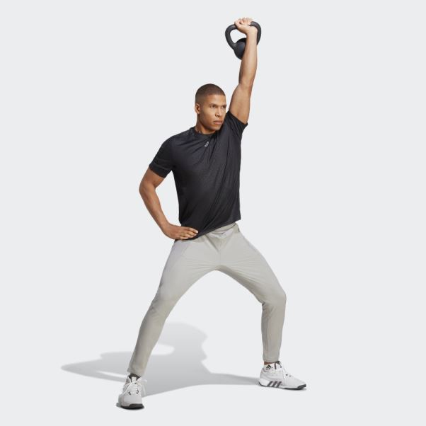 Adidas Entraînement Pu T-shirt Imprimé Noir
