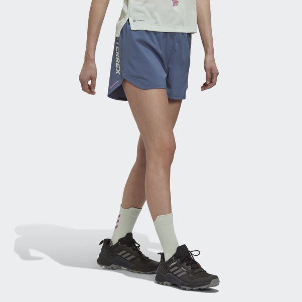 Short Terrex Agravic Acier Adidas