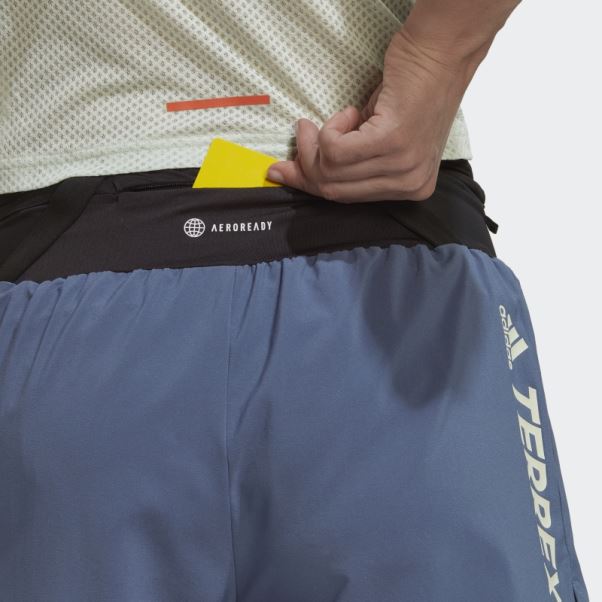 Short Terrex Agravic Acier Adidas