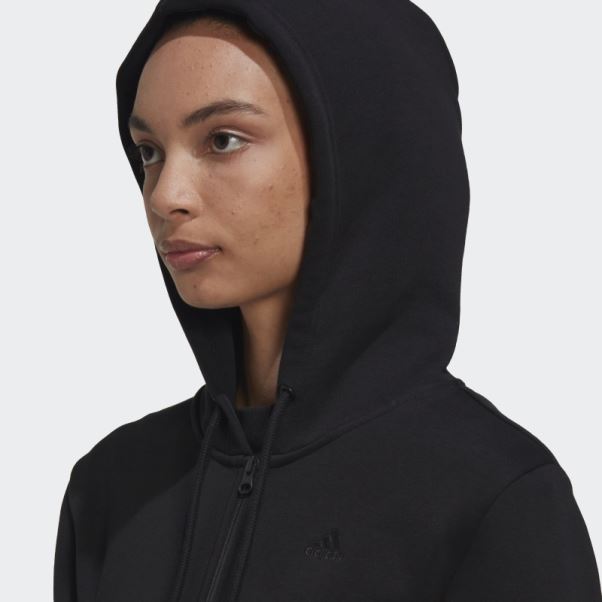 Sweat à Capuche Zippé En Polaire All Szn Noir Adidas