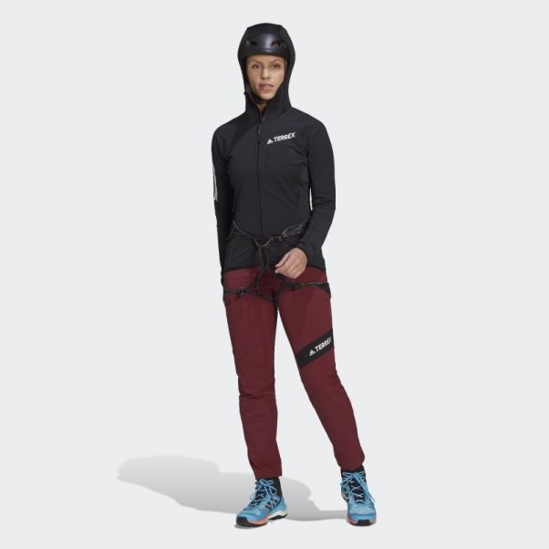 Veste à Capuche Adidas Techrock Flooce Wind Noir