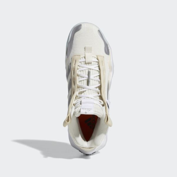 Chaussure De Basketball Candace Parker Mid Blanc Adidas Expo B