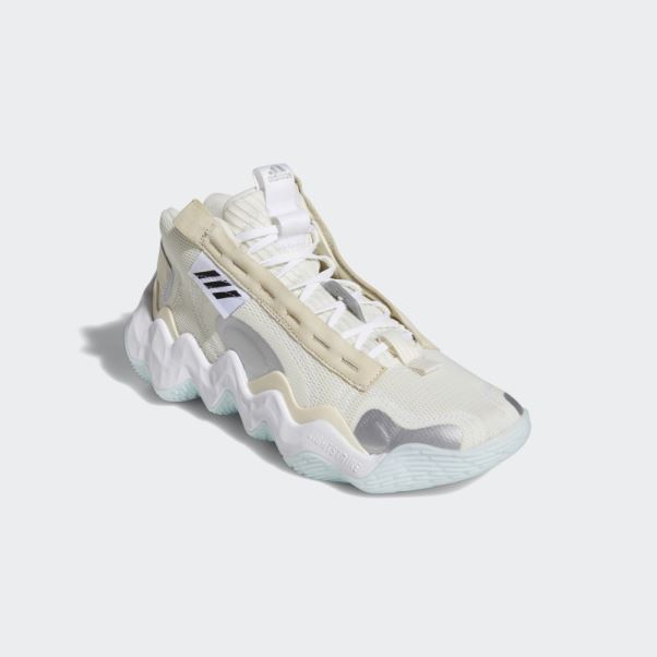 Chaussure De Basketball Candace Parker Mid Blanc Adidas Expo B