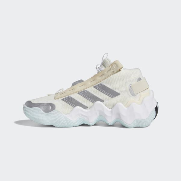 Chaussure De Basketball Candace Parker Mid Blanc Adidas Expo B