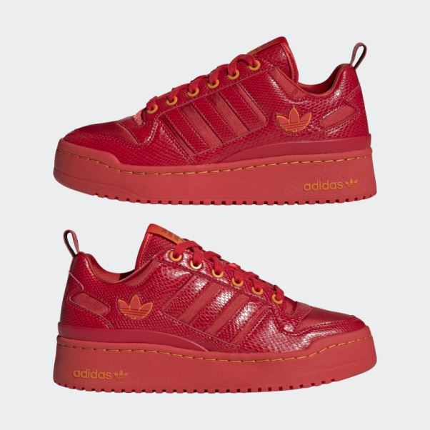 Chaussure Adidas Forum Bold Rouge