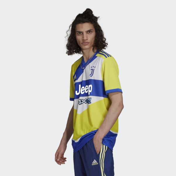 Adidas Juventus 21/22 Troisième Maillot Hi-res Bleu Fashion