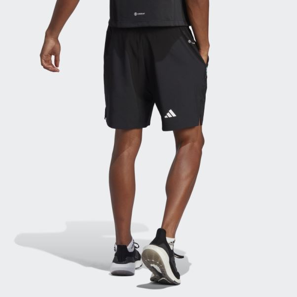 Short D'entraînement Adidas Train Icon 3 Bandes Noir