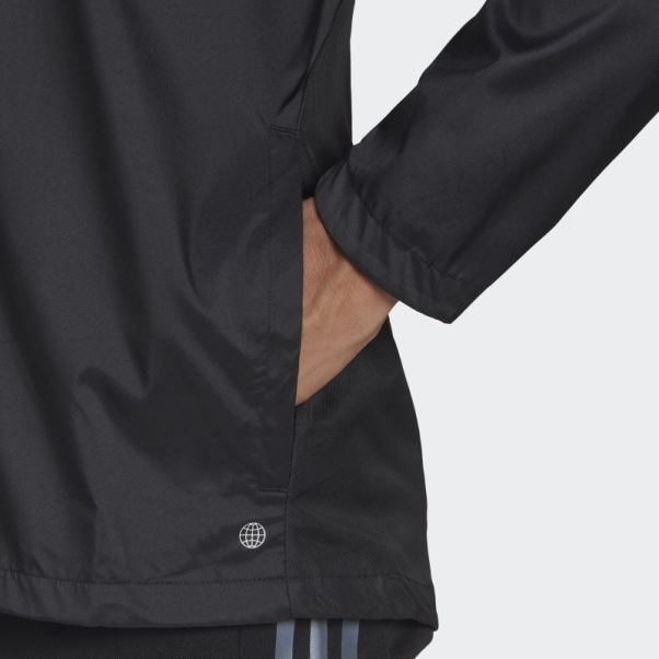Adidas Possède La Veste De Course Argent