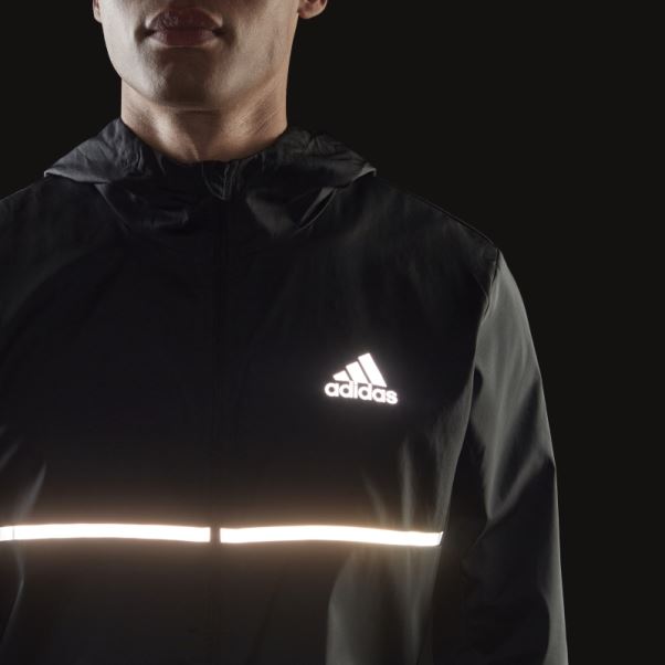 Adidas Possède La Veste De Course Argent
