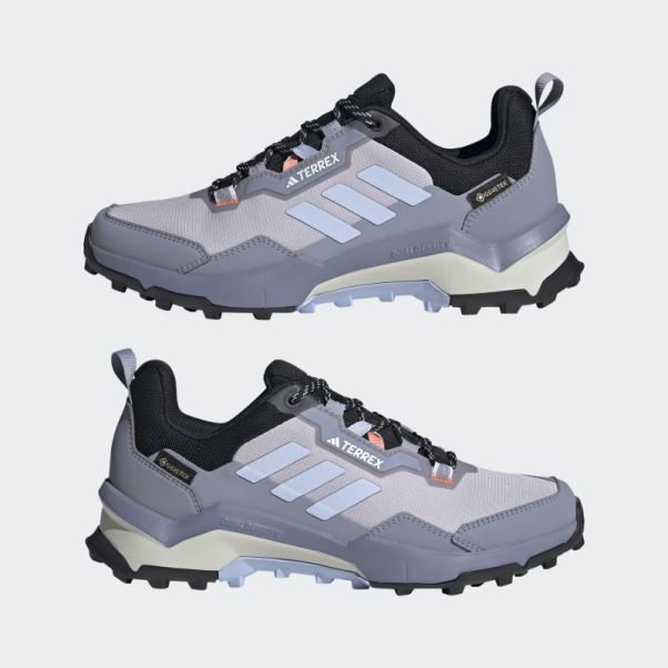 Chaussures De Randonnée Adidas Argent Violet Terrex Ax4 Gore-tex