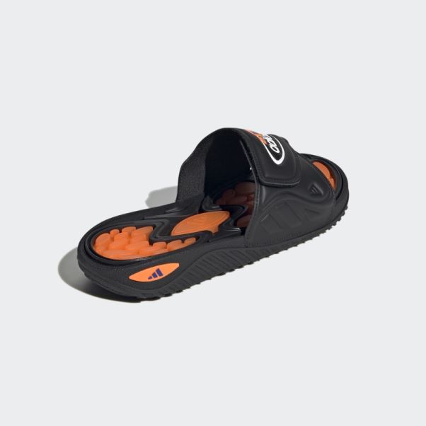 Adidas Claquettes Reptossage Orange