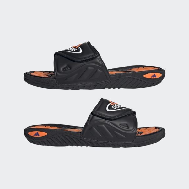Adidas Claquettes Reptossage Orange